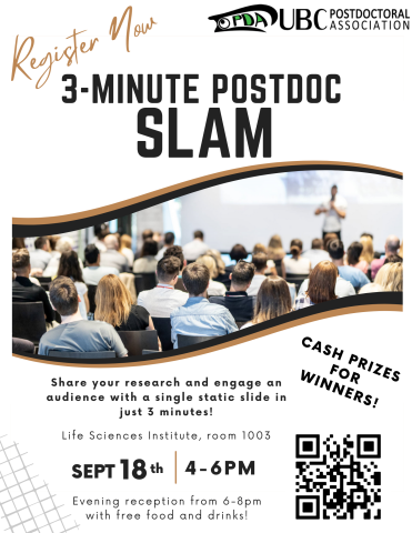 3-Minute Postdoc Slam Poster