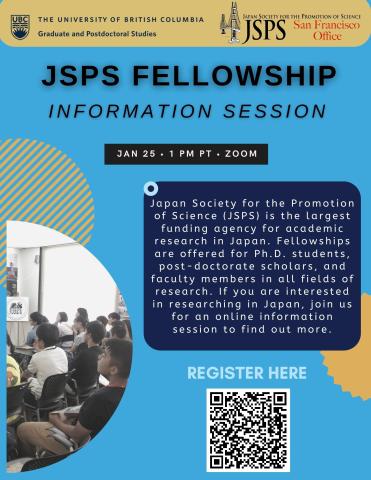 Flyer for UBC JSPS Information Flyer