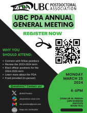 PDA AGM Poster